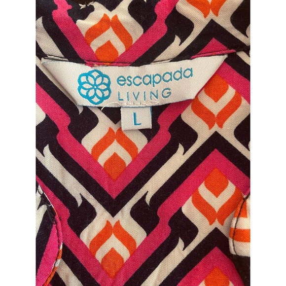 Escapada Living Top Medium Large Black/Pink/Orange Resort Wear - Picture 5 of 6